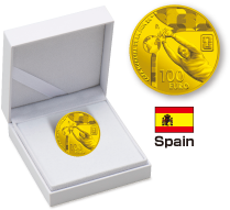 E 100ユーロ金貨＜スペイン＞