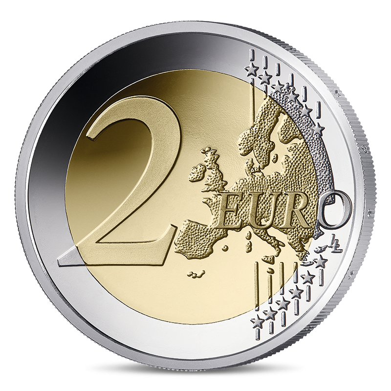 『星の王子さま』2ユーロ記念貨共通面